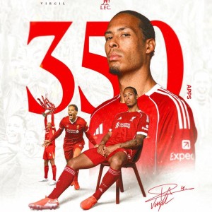 北京单场官网-里程碑之战，范戴克迎来利物浦生涯第350次出场